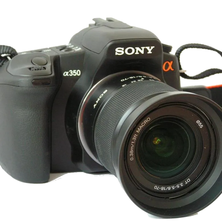 Замена передней панели Sony A350 