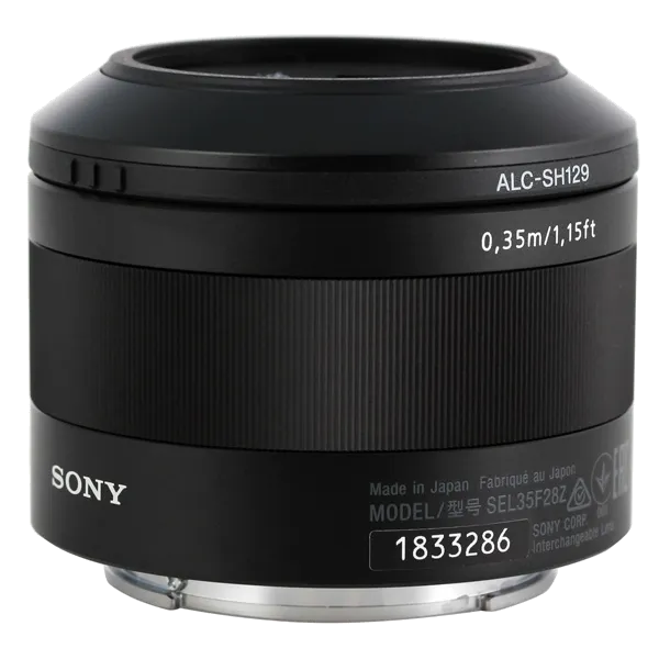 Установка подвеса Sony SEL-35F28Z 35mm F2.8