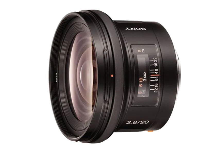 Установка подвеса Sony SAL-20F28 20mm F2.8